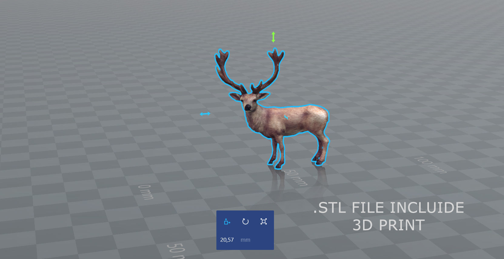 Red Deer 3D model_12