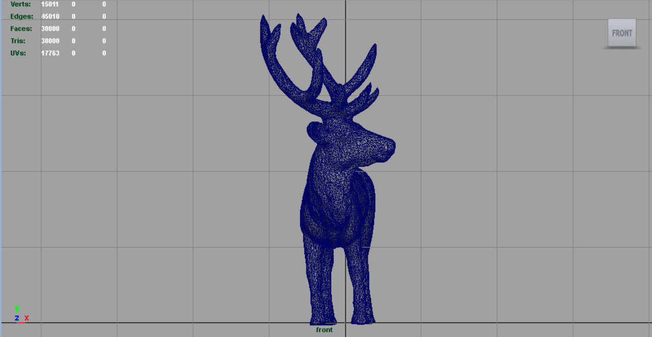 Red Deer 3D model_9