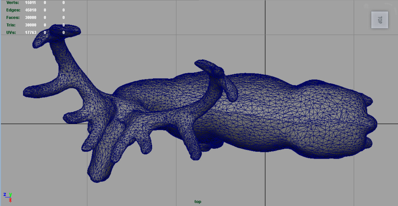 Red Deer 3D model_10