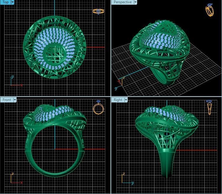 Ring R0297 3D print model_2