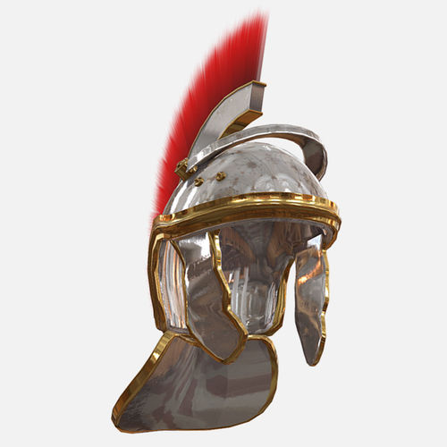 Roman Centurion Helmet Low-poly 3D model