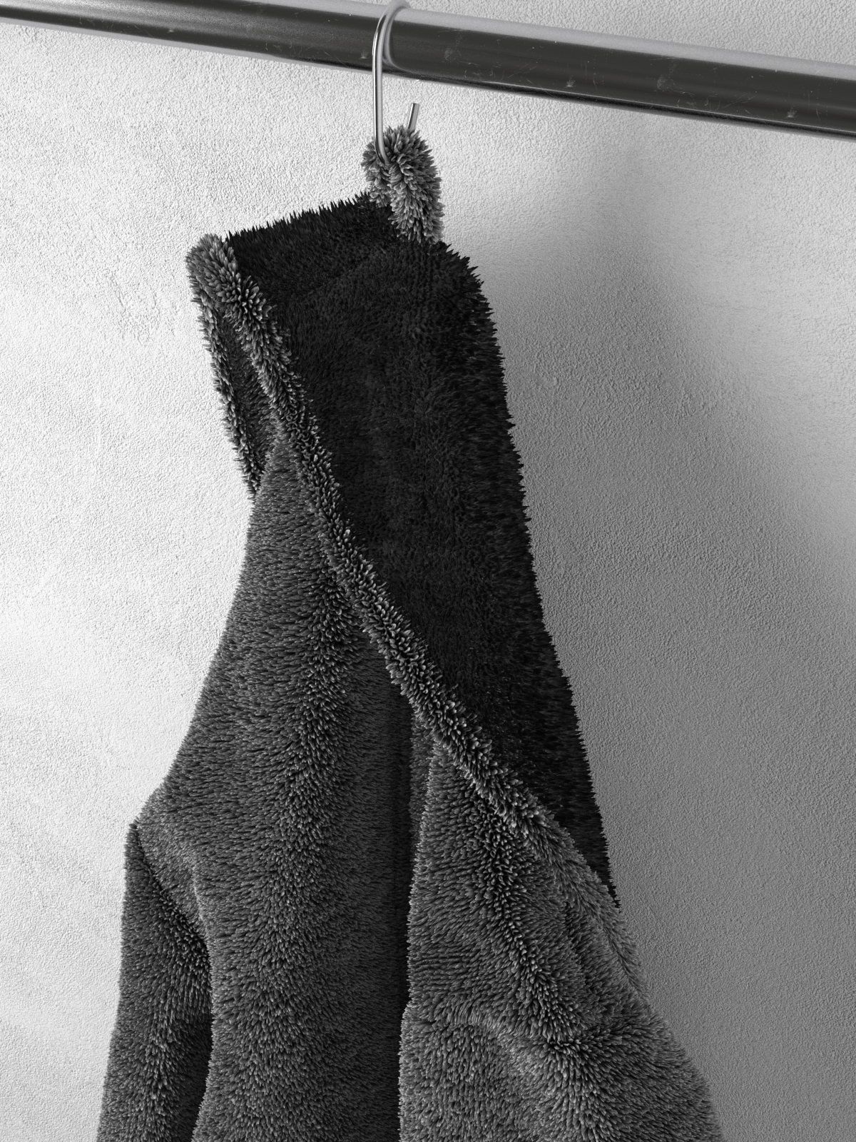 Hanging Bathrobes 3D model_2