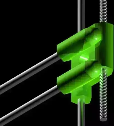 Printrbot LC V2 - Z Carraige Re-design V1a The Silo