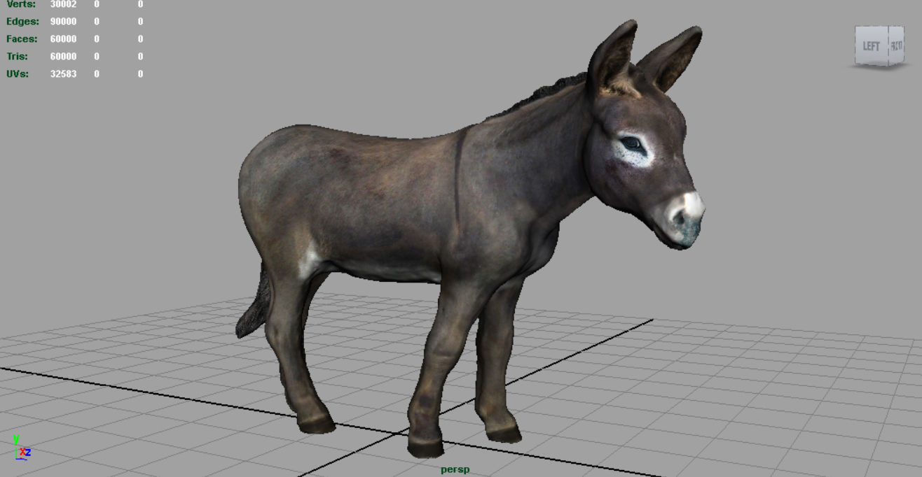 Farm Animals Collection Pack Low-poly 3D model_24