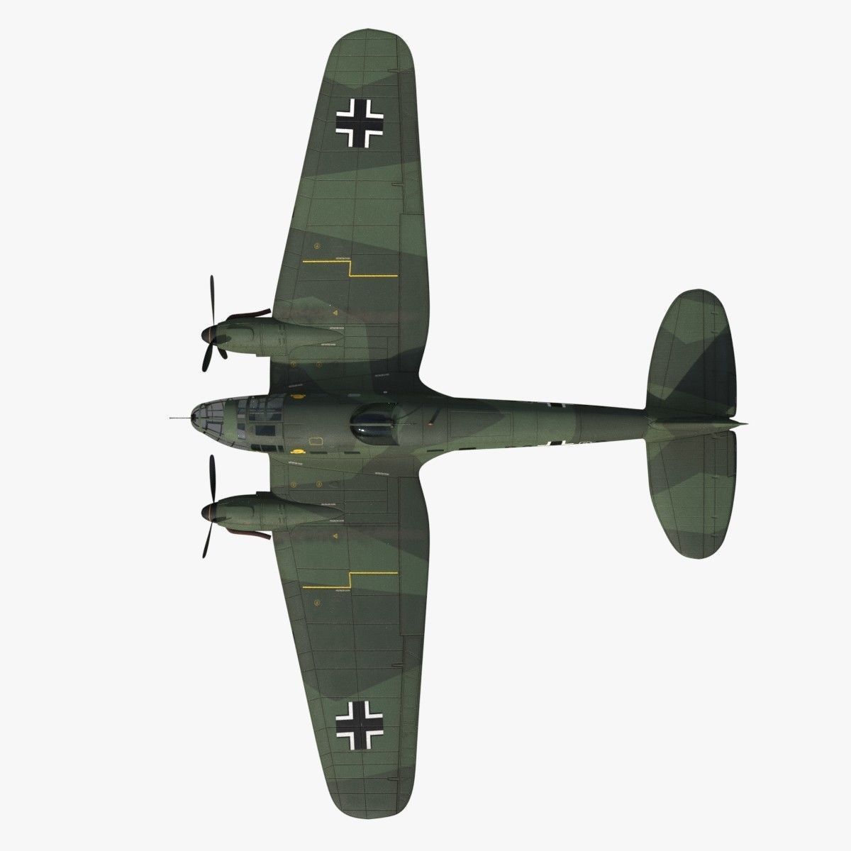 Heinkel He 111 - Mega Collection Low-poly 3D model_33