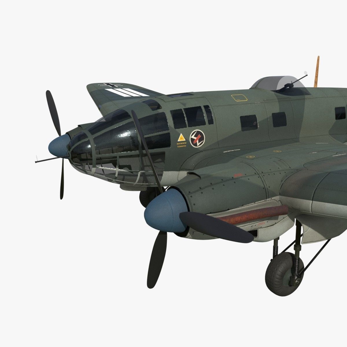 Heinkel He 111 - Mega Collection Low-poly 3D model_30