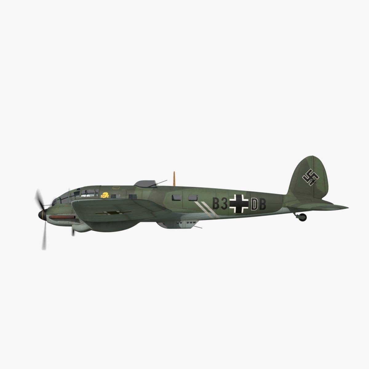 Heinkel He 111 - Mega Collection Low-poly 3D model_34
