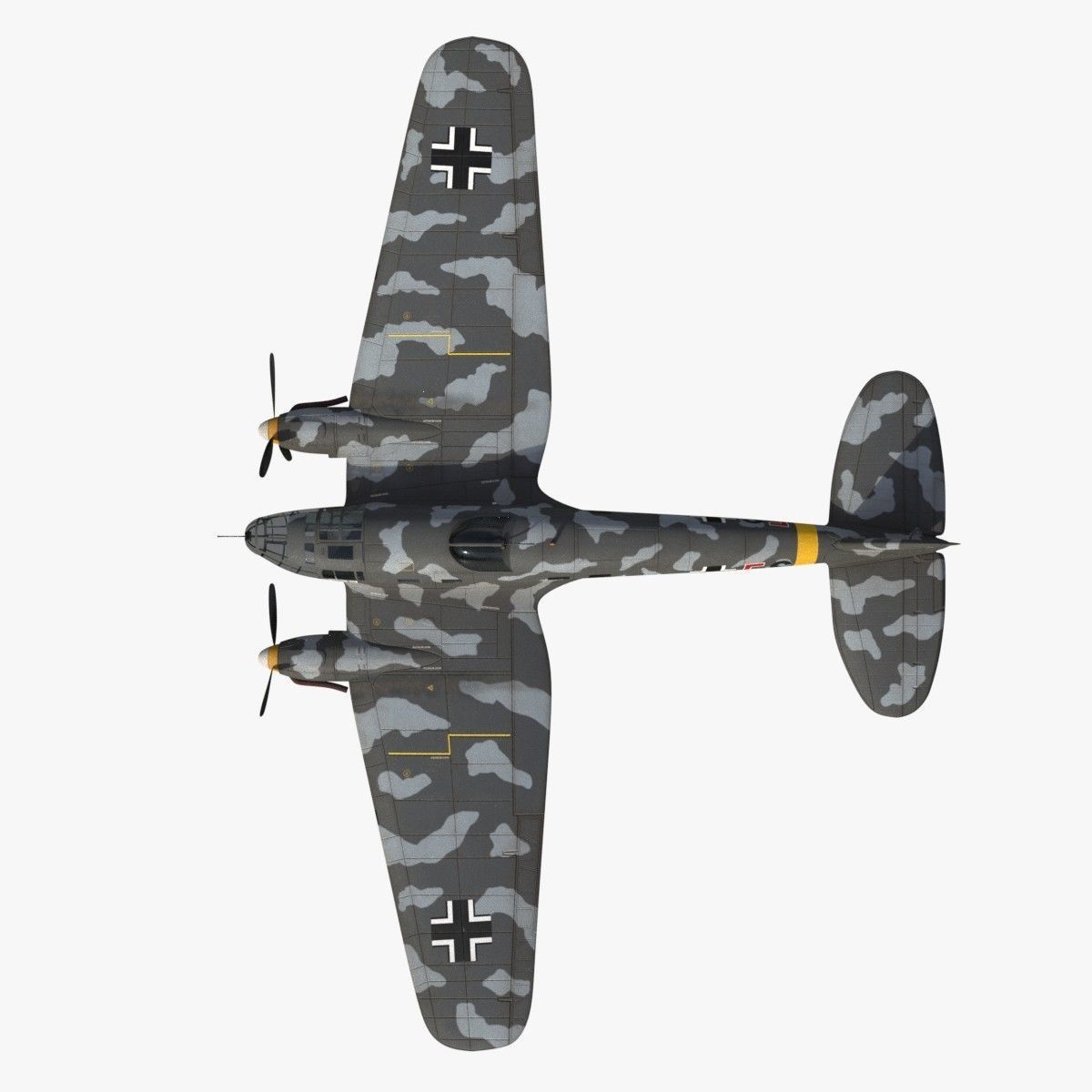 Heinkel He 111 - Mega Collection Low-poly 3D model_8