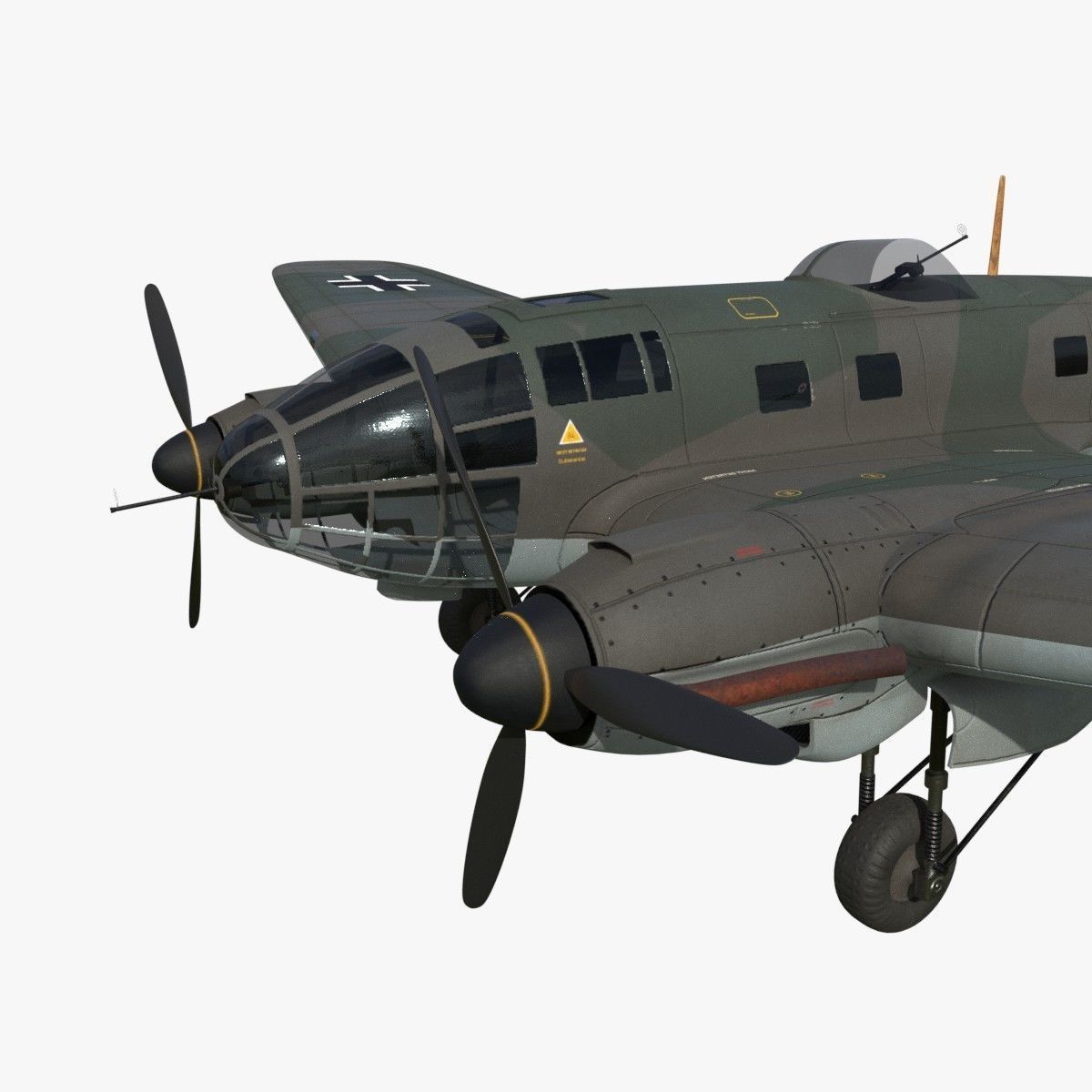Heinkel He 111 - Mega Collection Low-poly 3D model_25