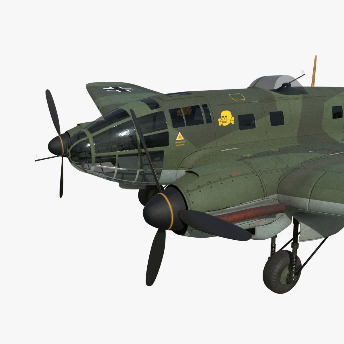 Heinkel He 111 - Mega Collection Low-poly 3D model_35