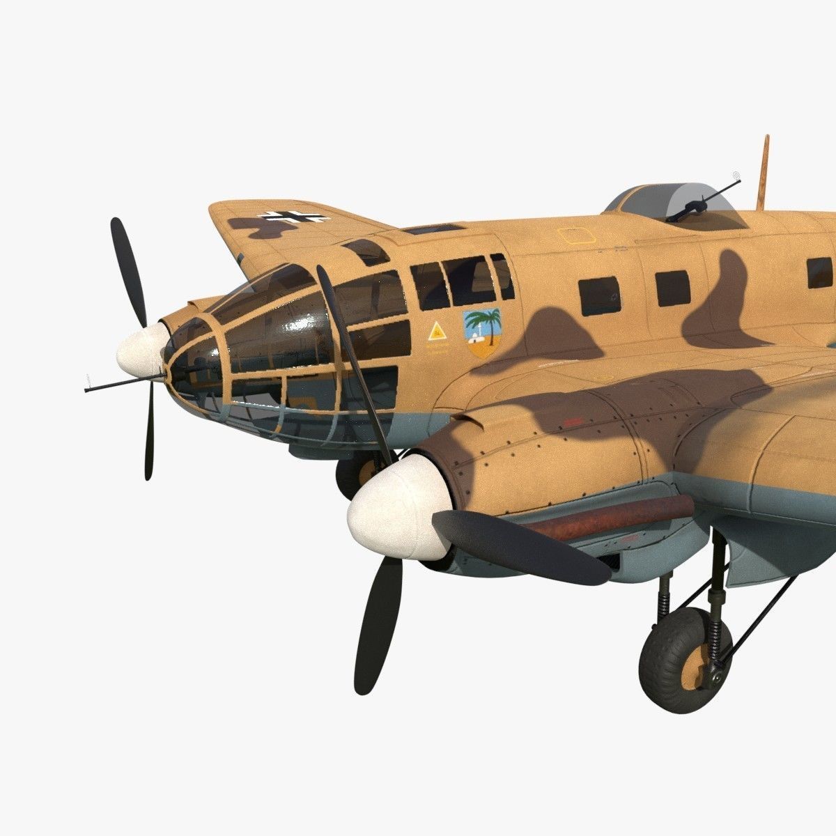 Heinkel He 111 - Mega Collection Low-poly 3D model_51