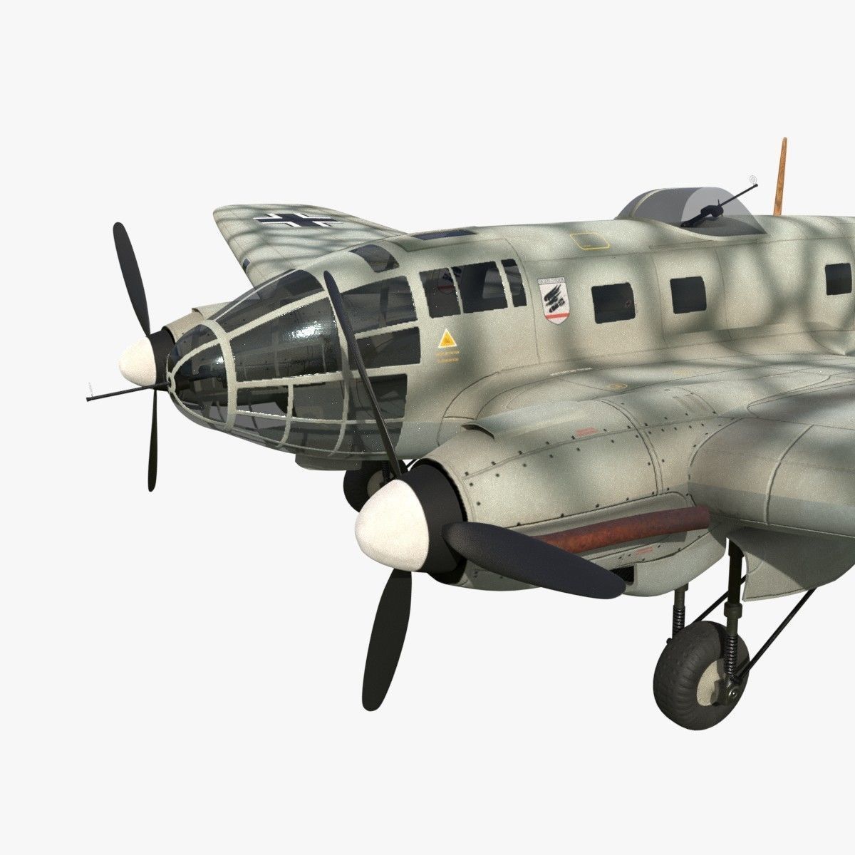 Heinkel He 111 - Mega Collection Low-poly 3D model_40
