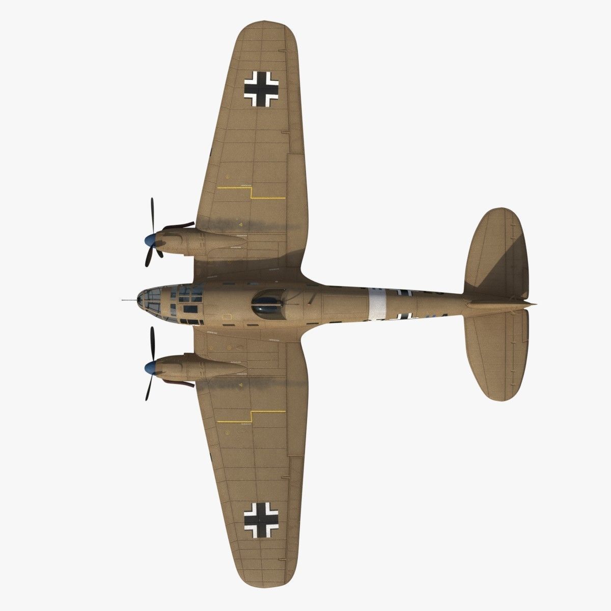 Heinkel He 111 - Mega Collection Low-poly 3D model_42