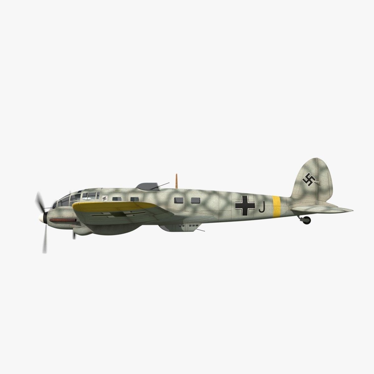 Heinkel He 111 - Mega Collection Low-poly 3D model_39