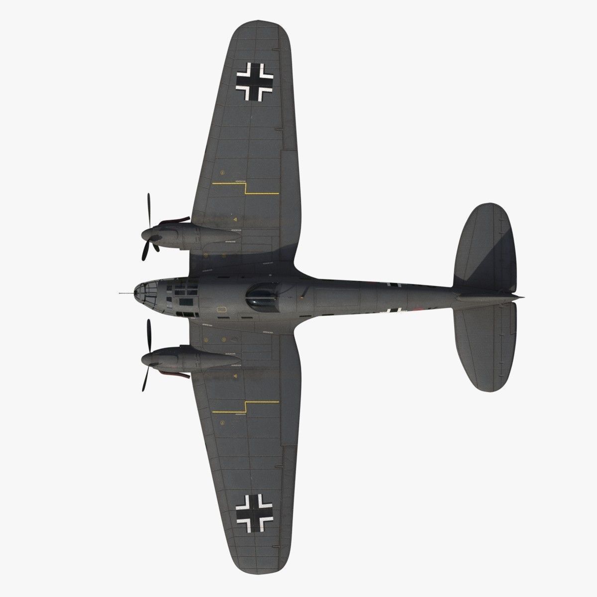 Heinkel He 111 - Mega Collection Low-poly 3D model_18