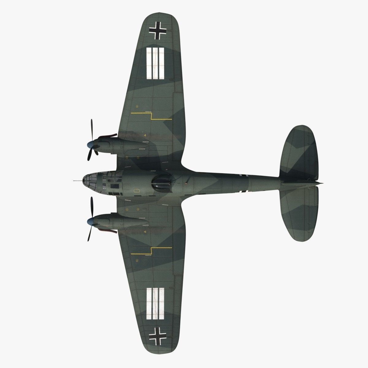 Heinkel He 111 - Mega Collection Low-poly 3D model_28