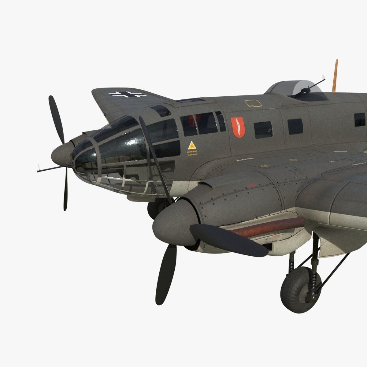 Heinkel He 111 - Mega Collection Low-poly 3D model_5