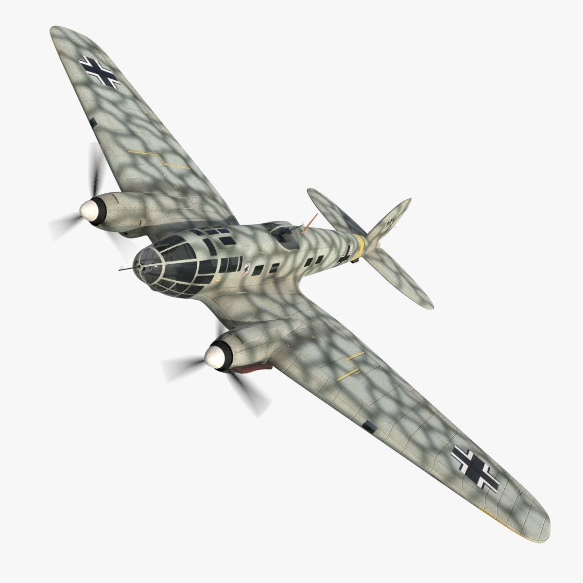 Heinkel He 111 - Mega Collection Low-poly 3D model_36
