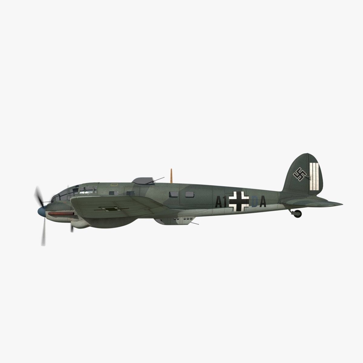 Heinkel He 111 - Mega Collection Low-poly 3D model_29