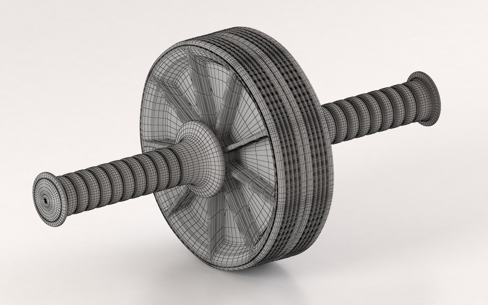 Gymnastic Roller 3D model_4