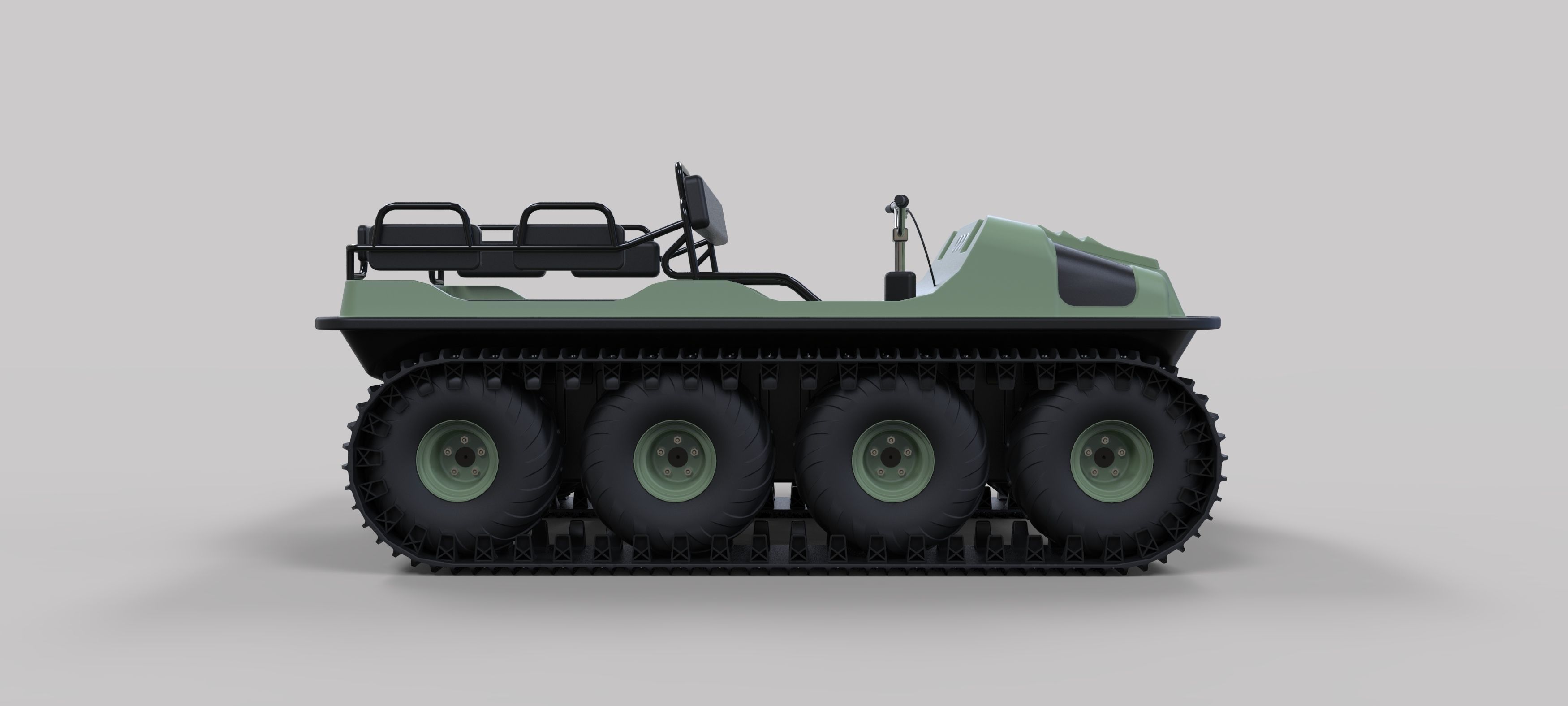 Argo 750 HD 8x8 with tracks 3D model_6