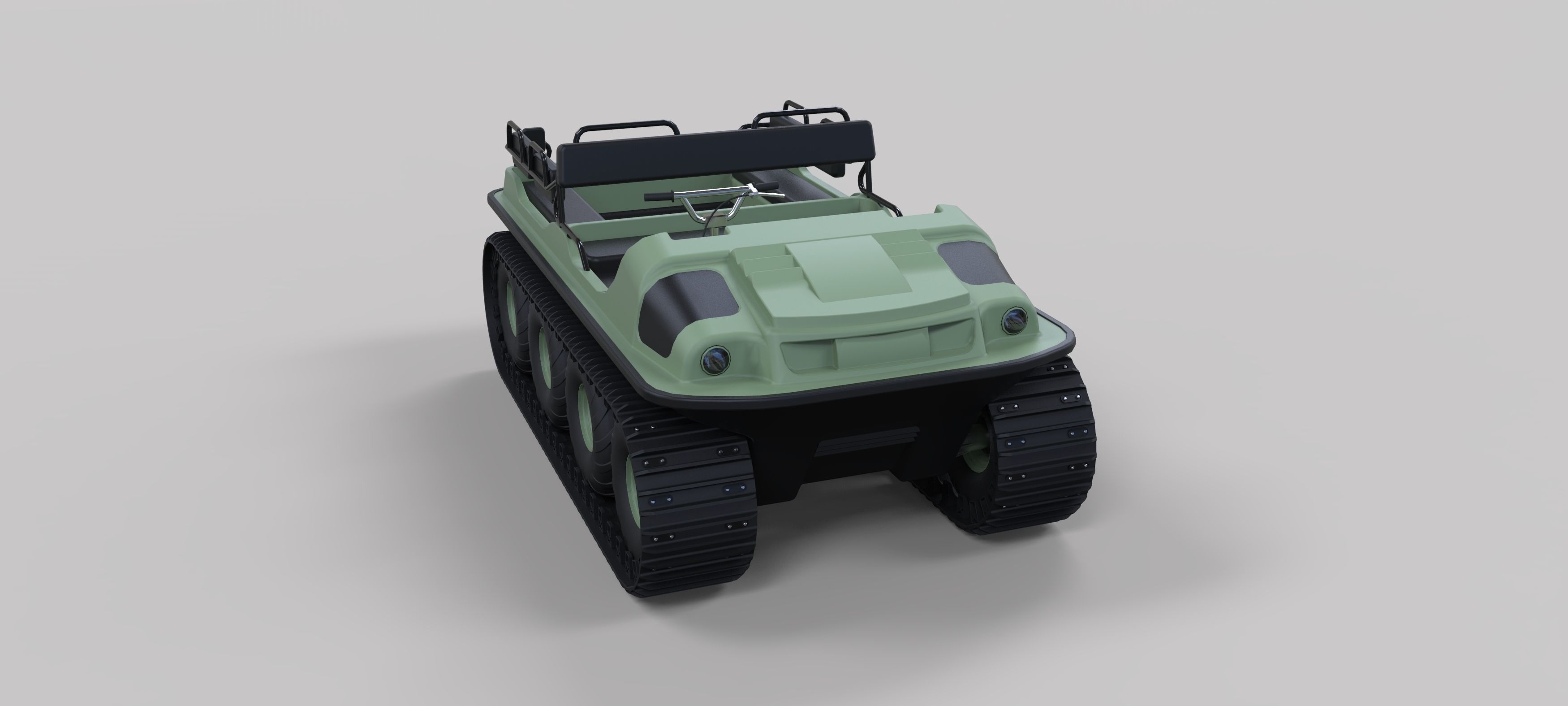 Argo 750 HD 8x8 with tracks 3D model_2