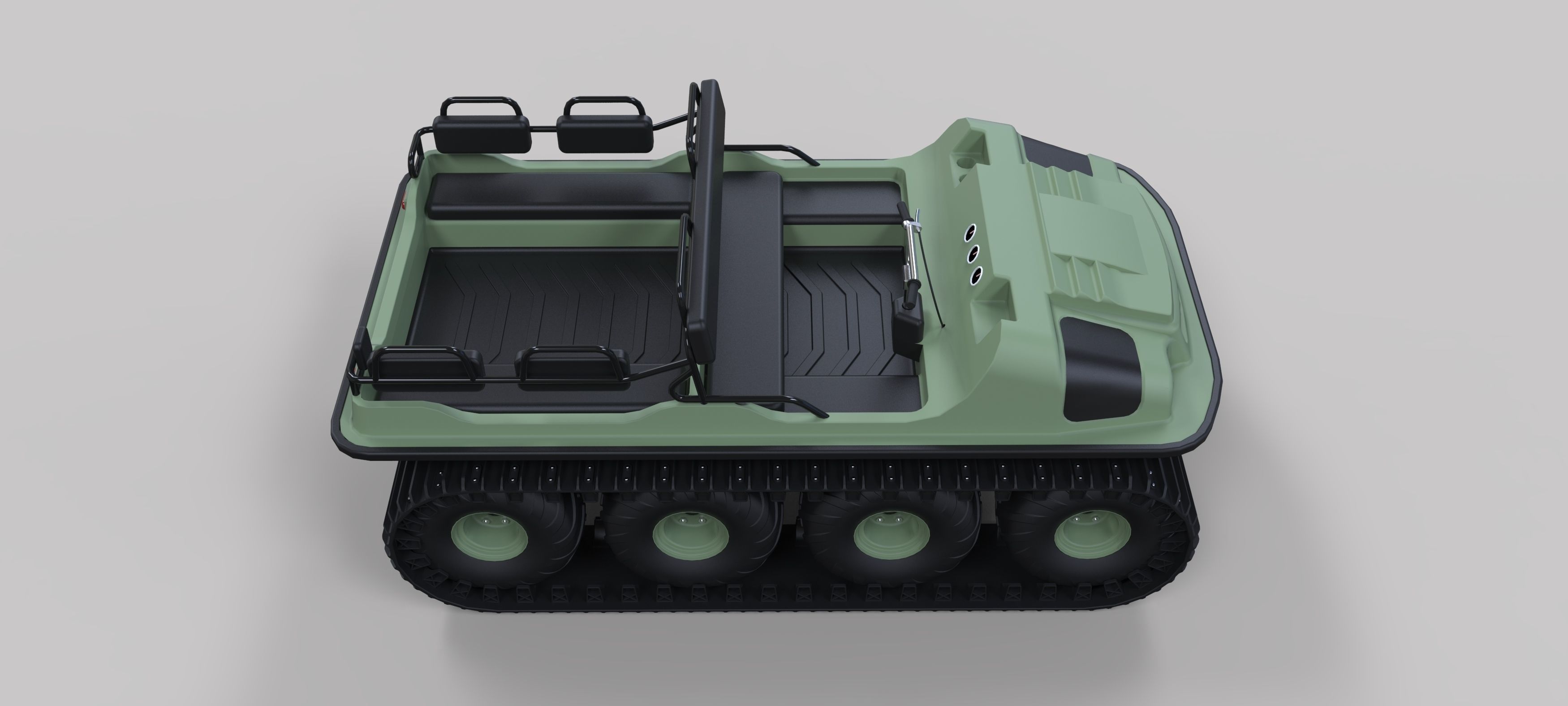 Argo 750 HD 8x8 with tracks 3D model_7
