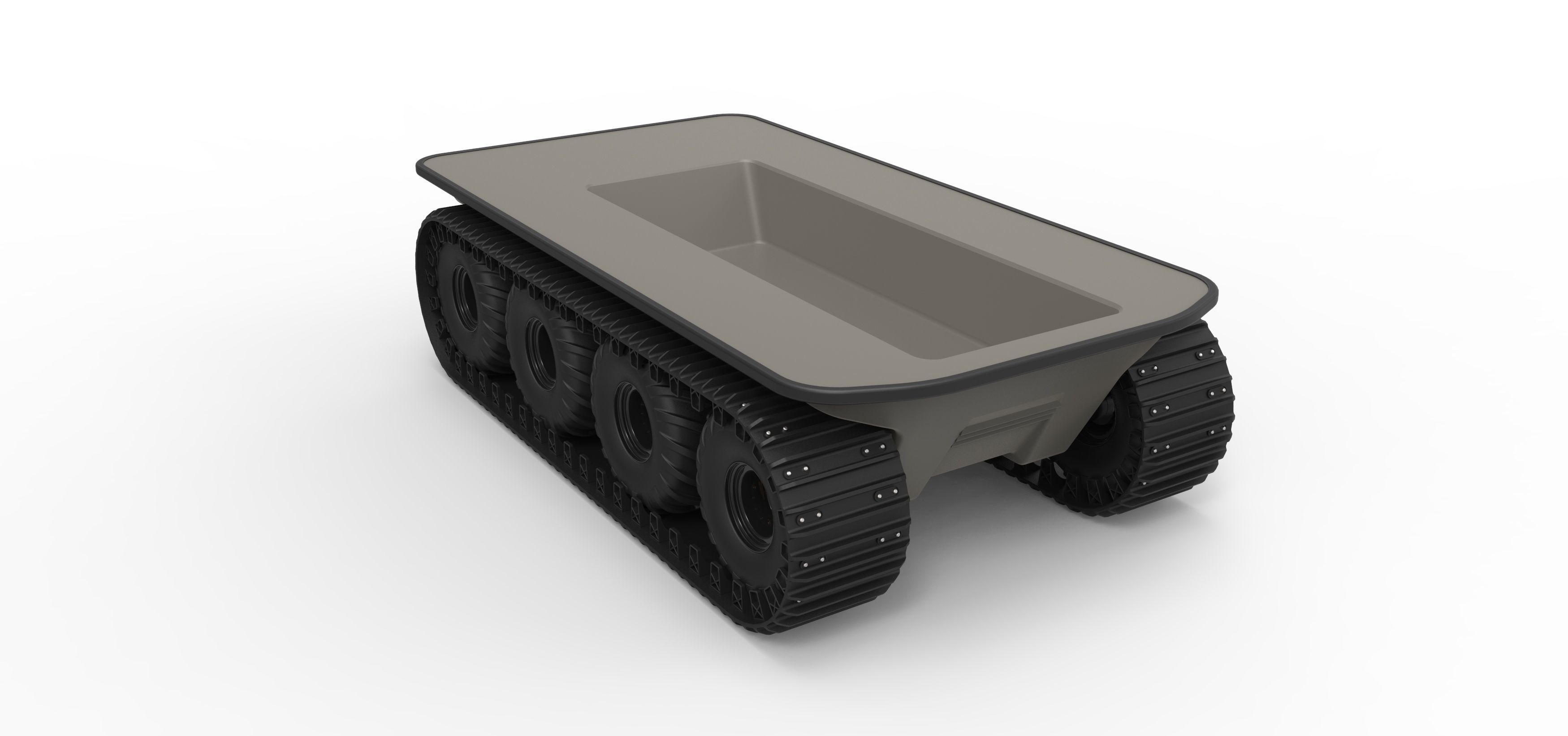Argo platform 8x8 with tracks 3D model_2