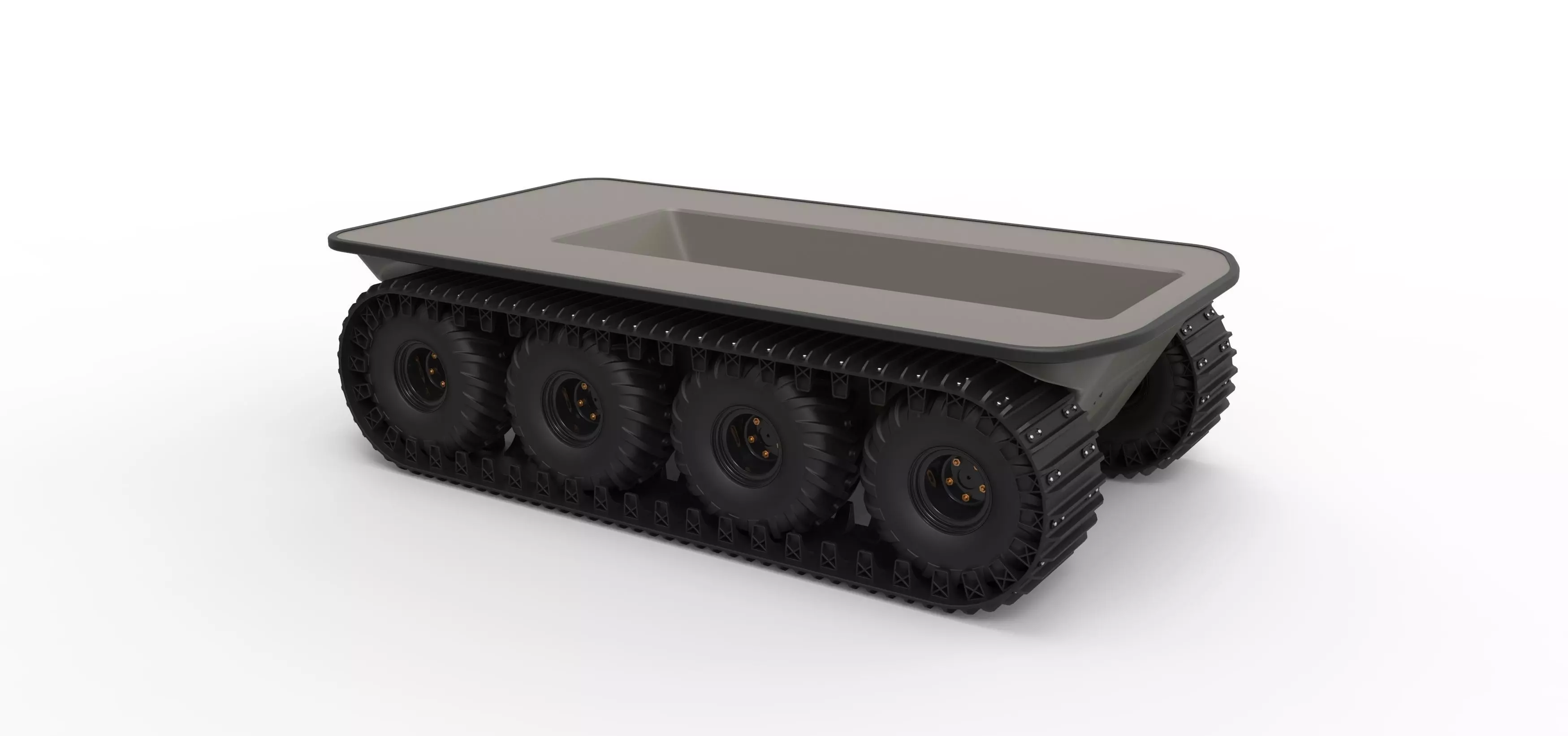 Argo platform 8x8 with tracks 3D model_0