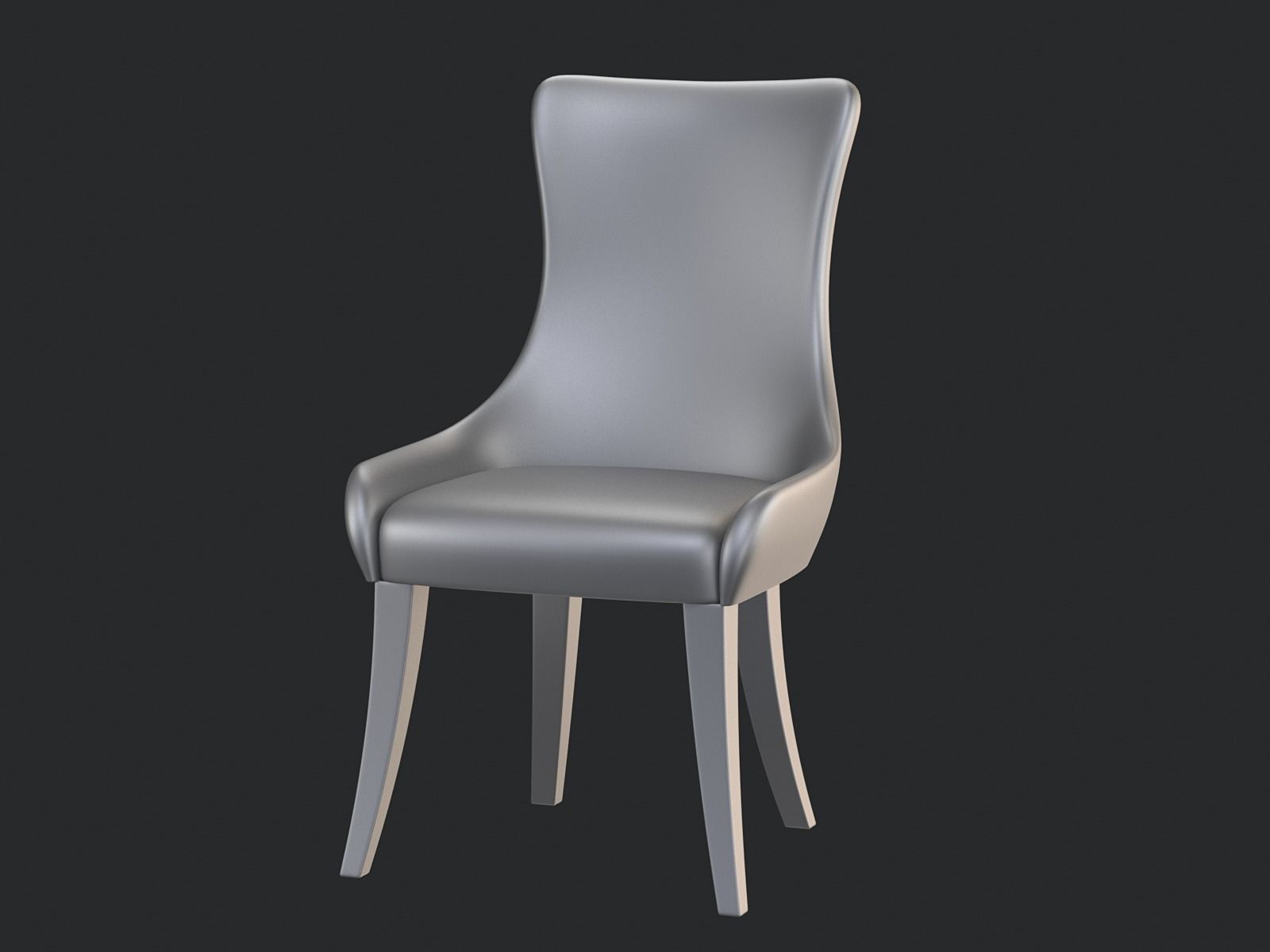 Tulip Chair 3D model_8