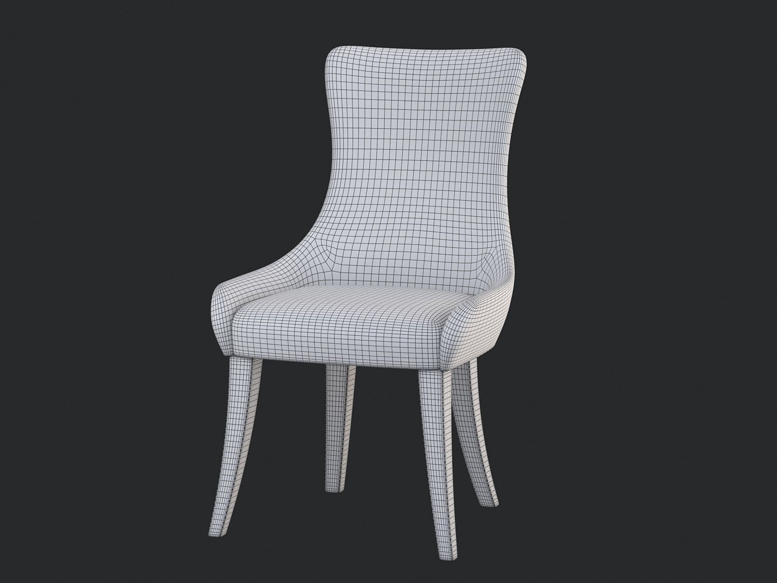 Tulip Chair 3D model_10