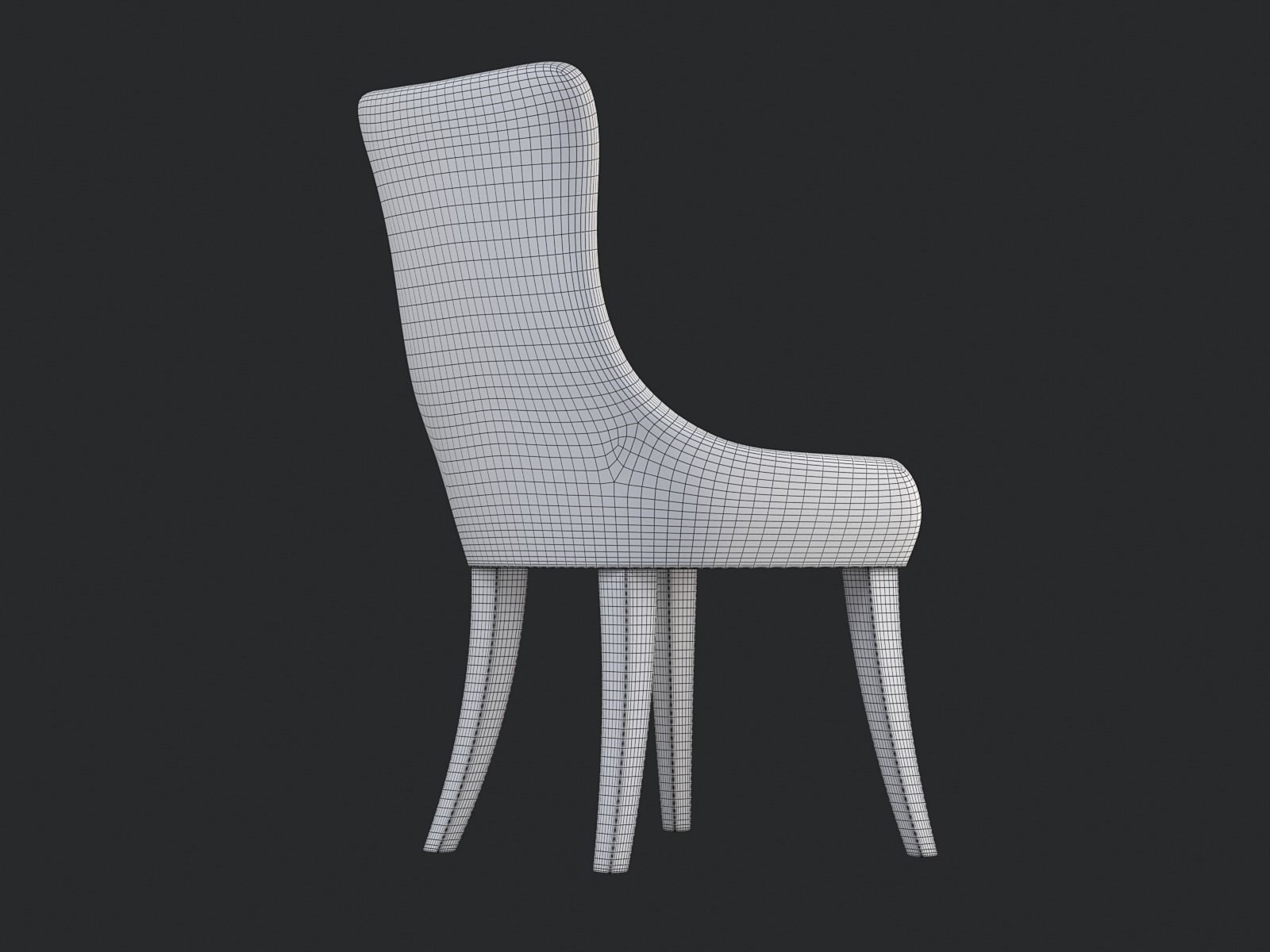 Tulip Chair 3D model_11