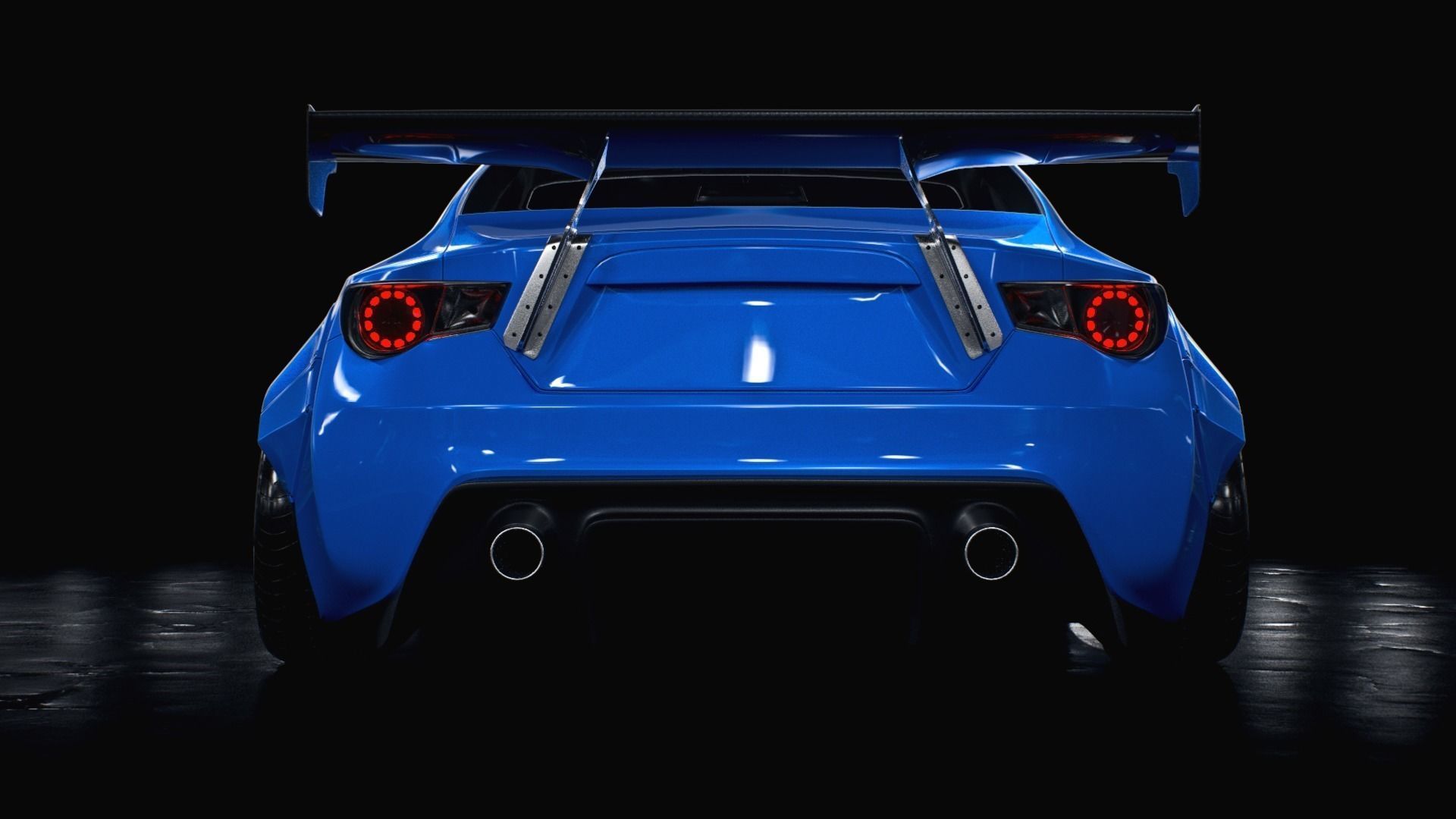 subaru BRZ rocket bunny 3D model_4