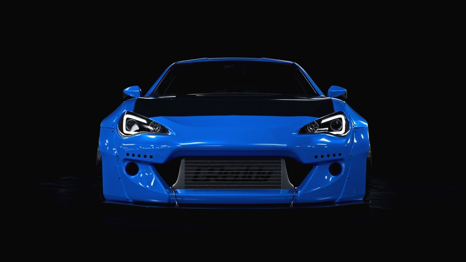 subaru BRZ rocket bunny 3D model_1