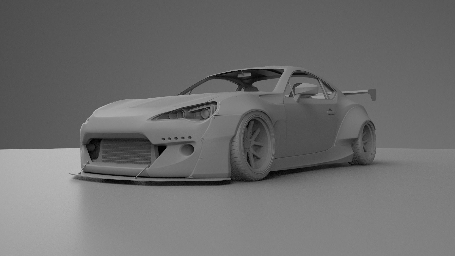 subaru BRZ rocket bunny 3D model_17