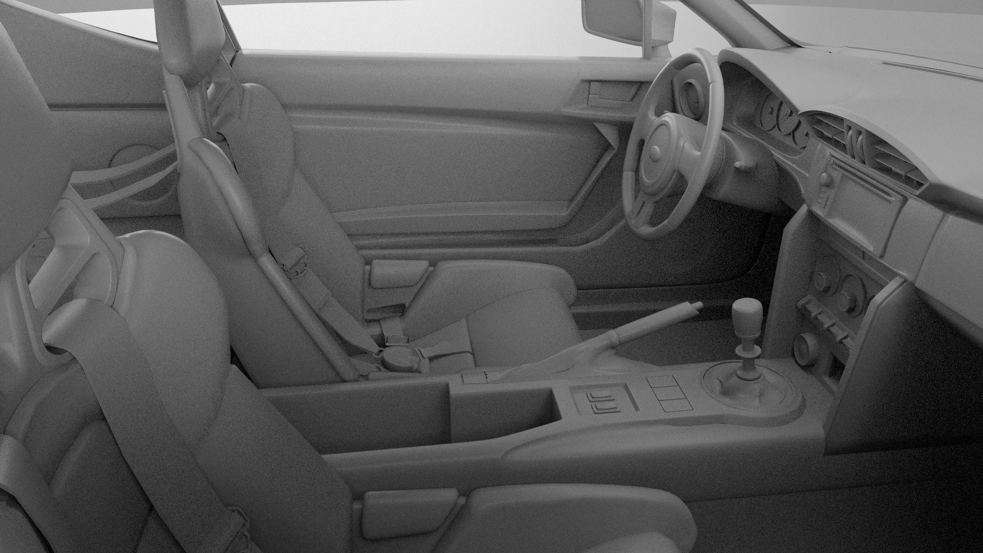 subaru BRZ rocket bunny 3D model_19