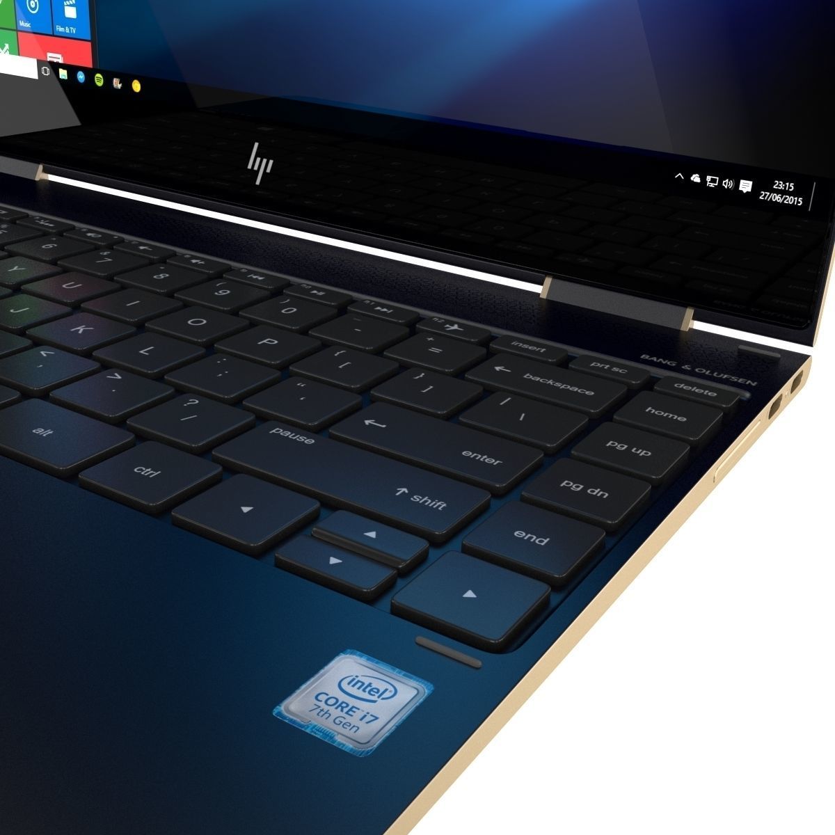 New HP Spectre x360 13-inch 2017 Laptop 3D model_10