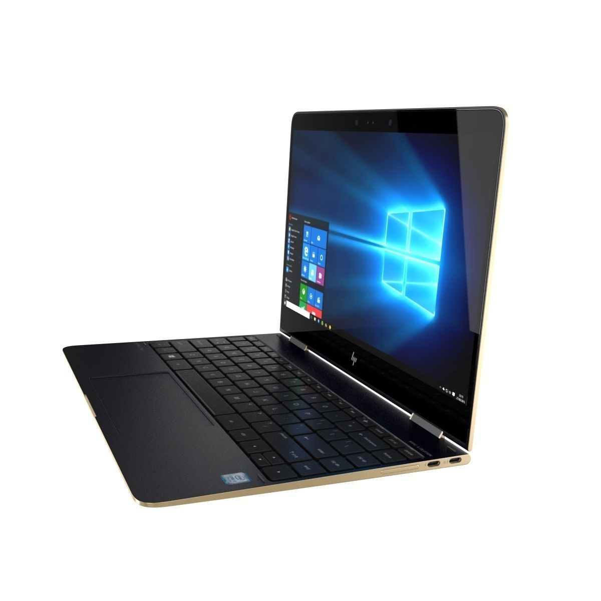 New HP Spectre x360 13-inch 2017 Laptop 3D model_5