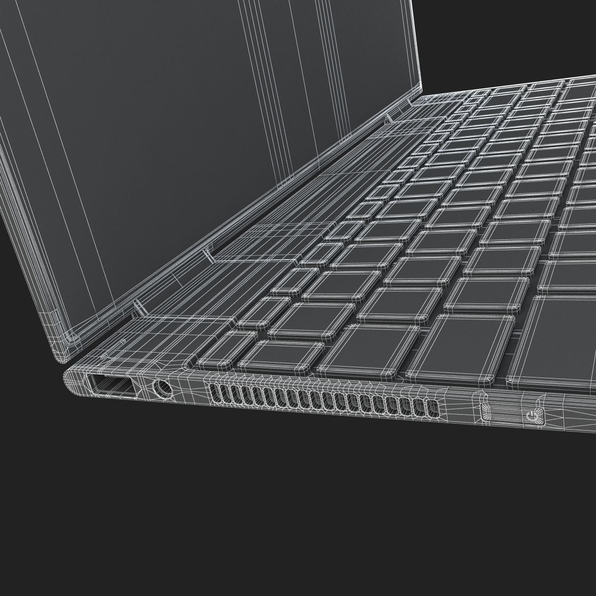 New HP Spectre x360 13-inch 2017 Laptop 3D model_24