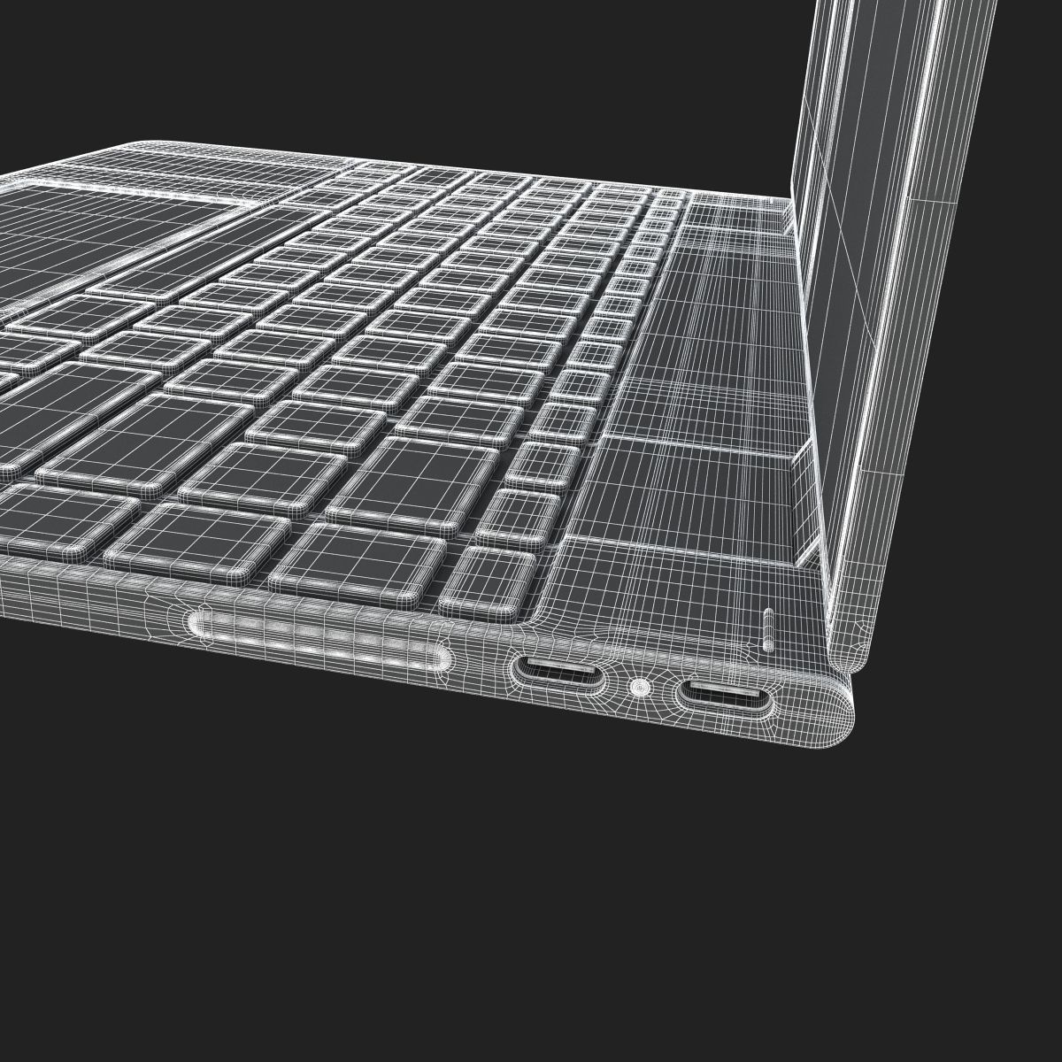 New HP Spectre x360 13-inch 2017 Laptop 3D model_28