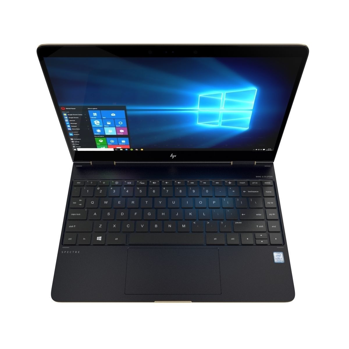 New HP Spectre x360 13-inch 2017 Laptop 3D model_7