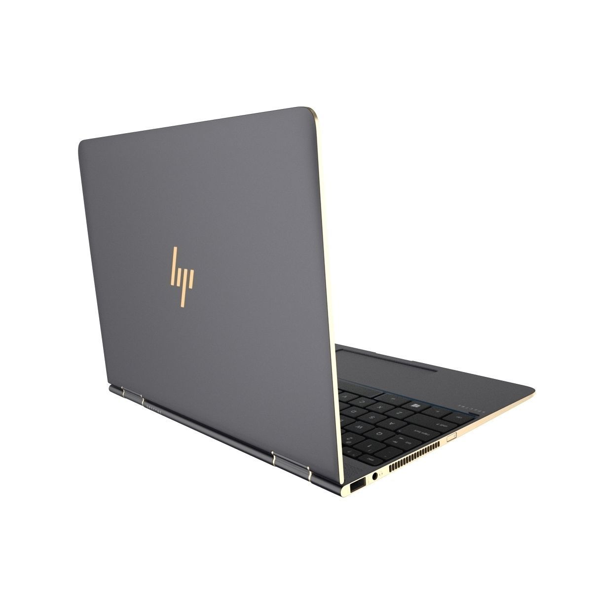 New HP Spectre x360 13-inch 2017 Laptop 3D model_2