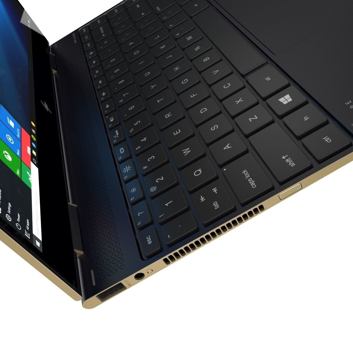New HP Spectre x360 13-inch 2017 Laptop 3D model_15
