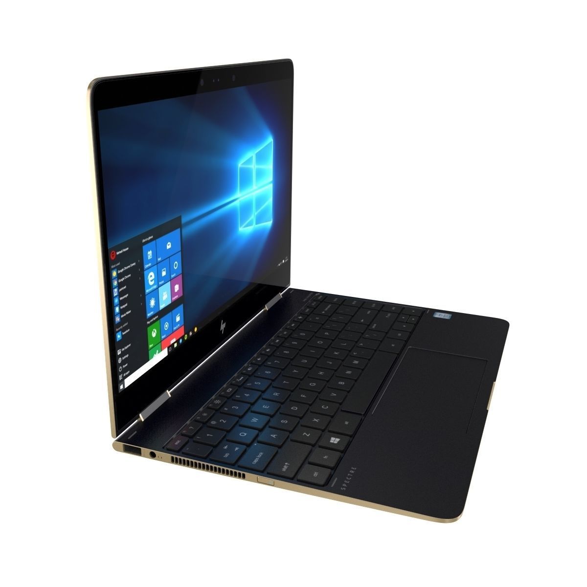 New HP Spectre x360 13-inch 2017 Laptop 3D model_8