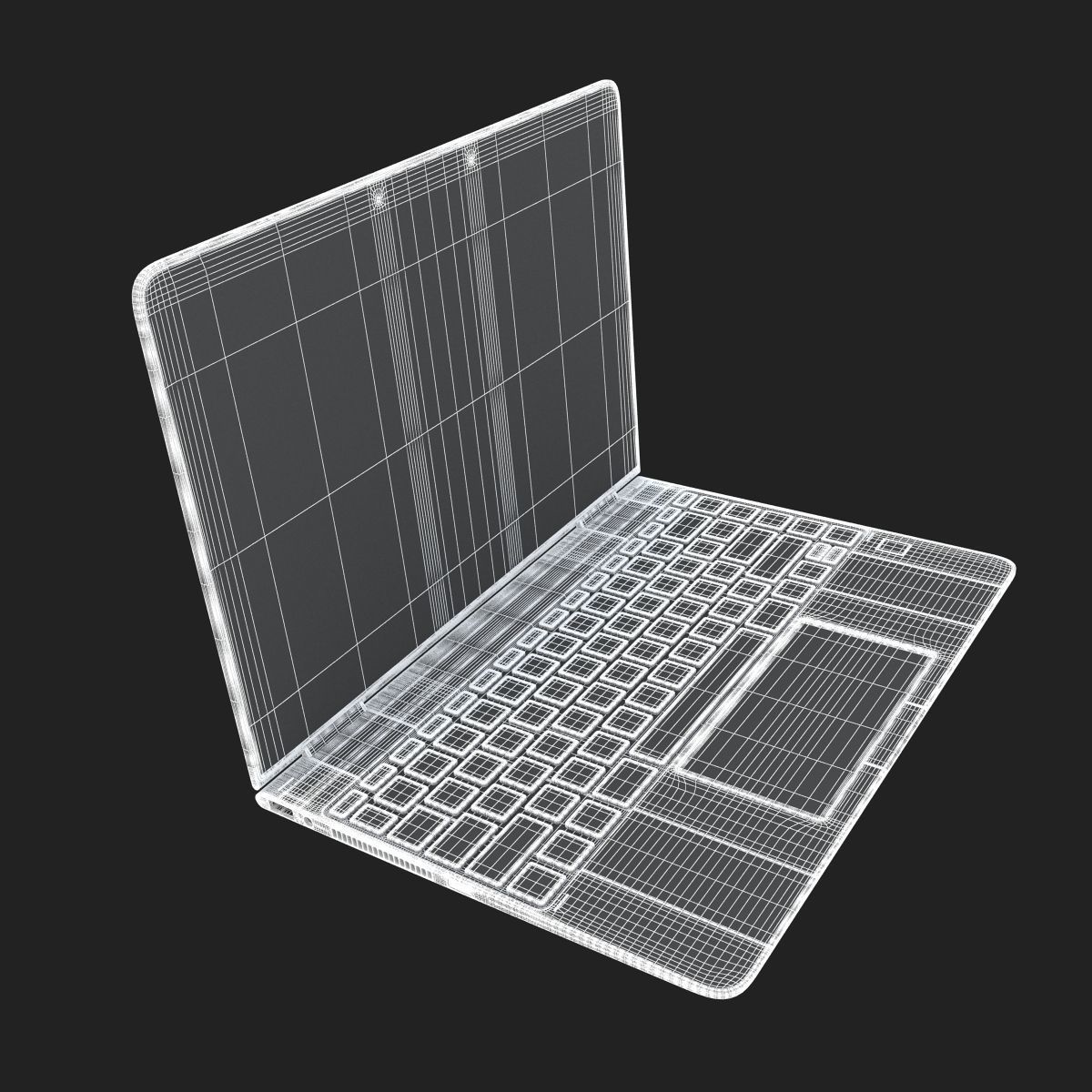 New HP Spectre x360 13-inch 2017 Laptop 3D model_19