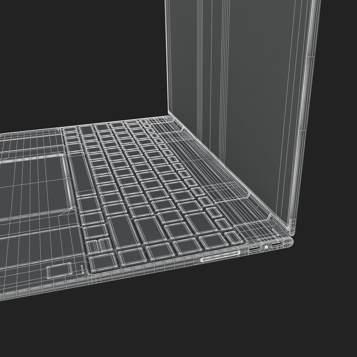 New HP Spectre x360 13-inch 2017 Laptop 3D model_25