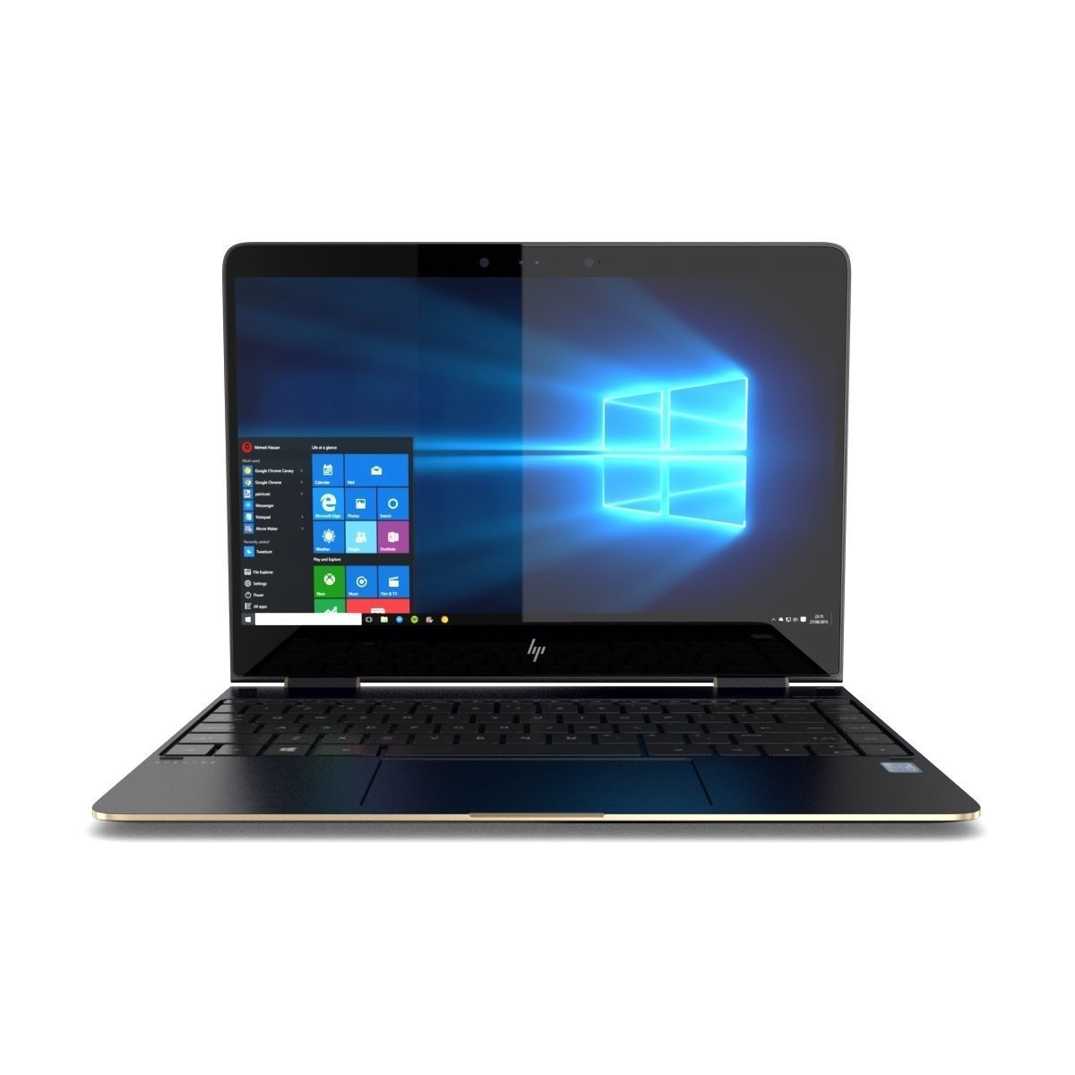 New HP Spectre x360 13-inch 2017 Laptop 3D model_1