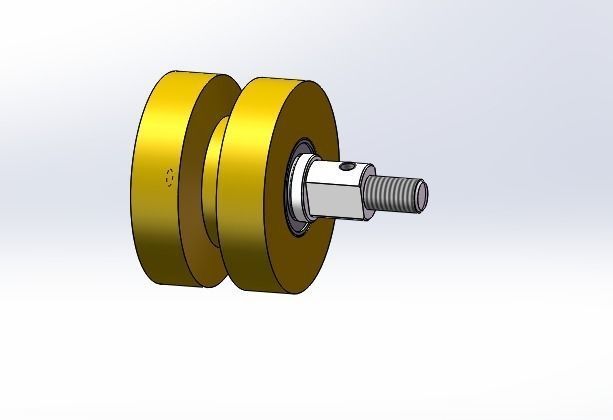 Chain conveyor 3D model_7