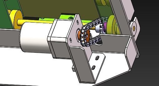 Chain conveyor 3D model_2