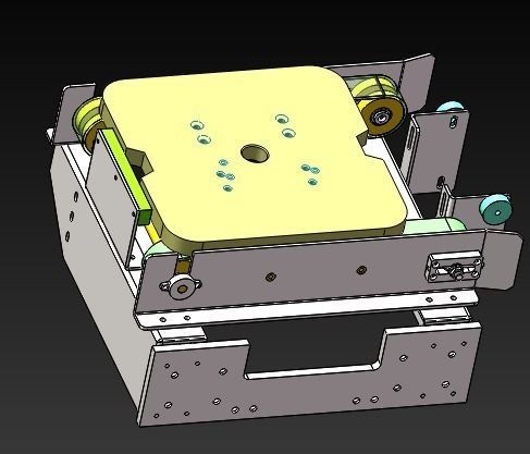 Chain conveyor 3D model_6